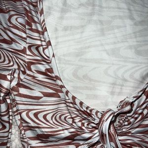 long sleeve crop top